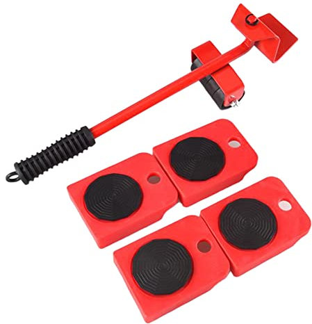 AWHAO Carrello Elevatore per Mobili Pesanti da 5 Pezzi/Set, può Sopportare 400 Kg/880 Libbre, Ruota Fissa