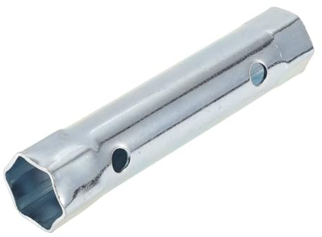 HEROFFIX 1 Pcs Spark Plug Socket Wrench Durable Spanner Socket Remover 125x28mm Silver Tone High Carbon Steel Hexagon 20mm,22mm for Car Motorcycle Lawn Mower