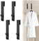 4 Piezas Colgador Toalla Baño Gancho de Ducha Gancho para Mampara de Ducha Acero Inoxidable Sin Perforaciones Gancho de Puerta para Baño Para Cristales de 6-12 mm de Grosor