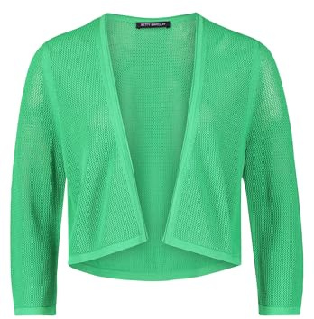 Betty Barclay Damen Sommer-Strickjacke mit 3/4 Arm 42, Island Green