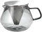 Cafetera de vertido con Mango, Filtro Incluido, Ideal para Preparar café en casa y Oficina, 800ml, Individual