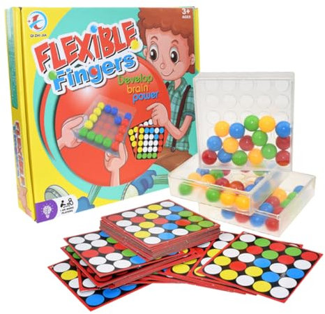 FOYTOKI 1 Satz Finger Interaktives Brettspiel für Fördert Hand Augen Koordination und Logisches für Familienunterhaltung und Frustrationstoleranz