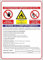 M-ITALY CARTELLO SEGNALETICO - ATTENZIONE IMPIANTO GPL - Adesivo Extra Resistente, Pannello in Forex, Pannello In Alluminio (Adesivo, 10x15 cm)