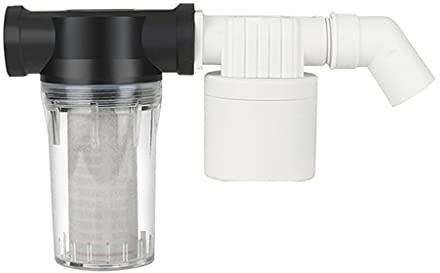 Robinet à flotteur en plastique 1/2, 3/4, 1 avec filtre 80 mailles - Contrôle automatique du niveau d'eau for réservoirs d'eau solaires et châteaux d'eau(3/4inch)