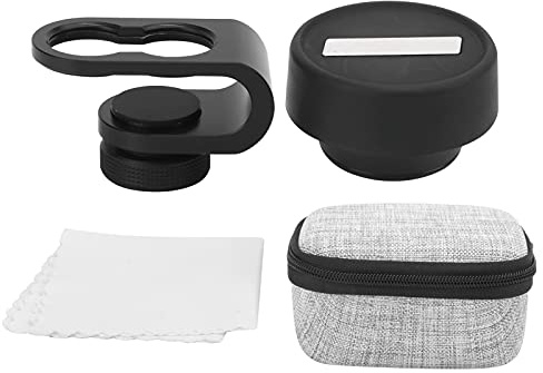 Weitwinkel Objektiv Smartphone Kamera - Clip Zoom Makro Objektiv, Verzerrungsfreie Asphärische Linse, Tragbar & Kompatibel mit iOS & Android, Inklusive Aufbewahrungstasche