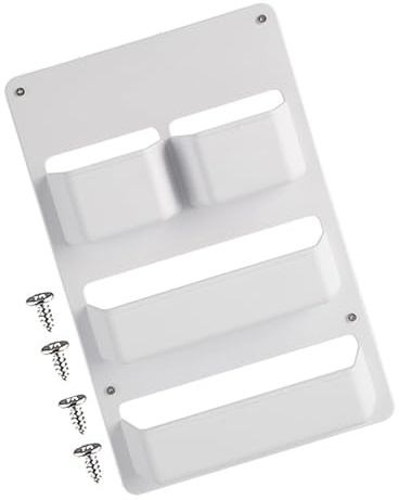 Generico Boîte de rangement pour porte camping-car - Sac pour accrocher cabine WC Campr en ABS Compact | Solution de rangement montée sur la porte du camping-car pour les objets essentiels de voyage