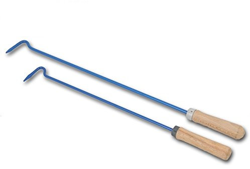 Feuerhaken Schürhaken mit Holzgriff Kaminzubehör Ofen Kamin-Besteck (50cm+70cm) von rg-vertrieb