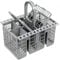 SPARES2GO Panier à Couverts avec Poignée et Couvercle compatible avec Indesit DFG2635 DIFP48 Lave-Vaisselle