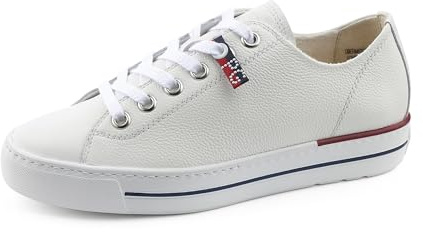 Paul Green Damen Frauen High-Top Sneaker | Sneaker, Beige, Elastische Schnürsenkel, Super Soft Fußbett, Nachhaltig, Damen, Schuhe