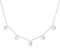 GD GOOD.designs Kette Silber mit Plättchen für Damen - Wasserfest | Silberne 5 Coin Halskette | Boho Schmuck aus Edelstahl