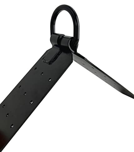 Kratos Safety Anchor Point Reusable for Beams from 80 x 80 mm, Galvanised Steel, with Ring Nails, D-Ring, EN795