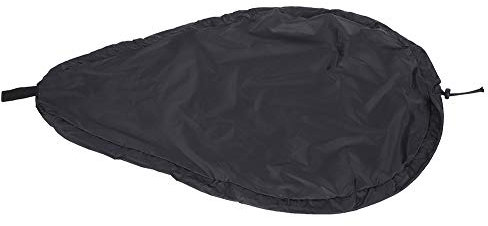 Lazmin112 Kajakzubehör, Universal Fit Blocking Kayak Kanu Cockpit Cover Protector-UV50 + Blocking und Wasserabweisend (Schwarz) (XS)