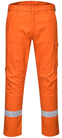 Portwest Bizflame Ultra Hose, Hosenlänge: Normal. Farbe: Orange. Größe: 34, FR66ORR34