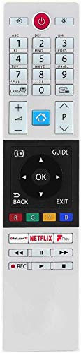 Replacement Remote Control Compatible with Toshiba 32WL2A63DB 32 Smart HD Ready LED TV