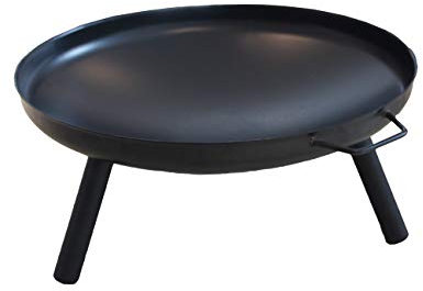 SLABO Fuoco ciotola BRAZIER Ø 60 cm | camino | cestino del fuoco | fuoco | ciotola di ferro | giardino | riscaldamento posto per giardino | prato | foresta | terrazza | campeggio ecc. - NERO