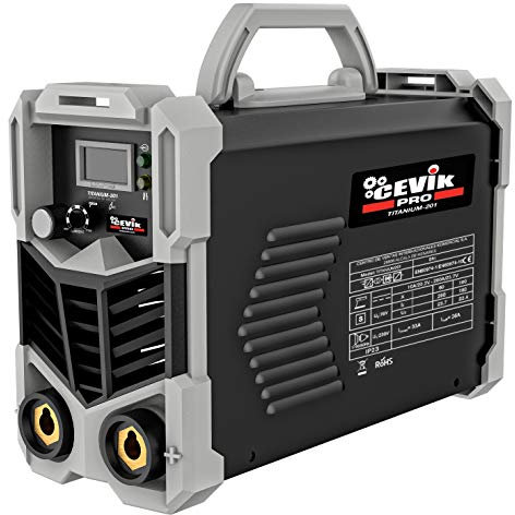 CEVIK PRO - Soldadora Inverter MMA 200A CE-TITANIUM201 - Alta Eficiencia con Protección Dinámica Avanzada - Accesorios Completos