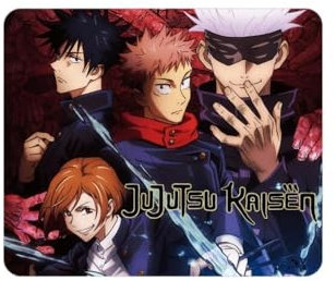 1 tapis de souris personnalisé sur le thème de Jujutsu Kaisen avec bord de verrouillage précis pour ordinateur portable (26 × 21 cm)