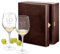 Maverton Calici da vino - incisione personalizzata - 350 ml - set da 2 pezzi in vetro - ideale per il vino rosso e bianco - idea regalo di anniversario unico - per la coppia - Love