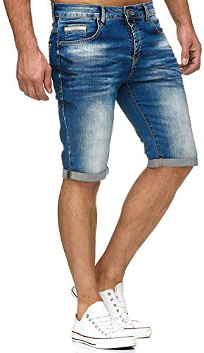 Redbridge Hochwertige Jeans Shorts Kurze Hose Bermuda Stretch