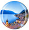 Kühlschrankmagnet, Motiv: Garda, Italien, Kristall, Touristen, Souvenir, Geschenk-Kollektion, Kühlschrank-Magnet-Aufkleber