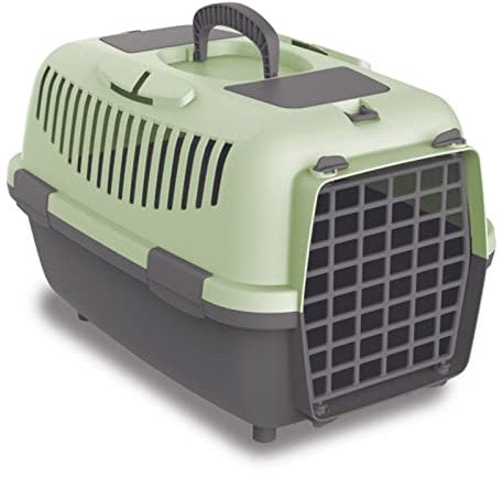 Nomade 3 Hundebox - Transportbox für kleine Hunde und Katzen - 60 x 40 x 38 cm - Kann bis zu 12 kg tragen. Robustes Polypropylen. Türen aus Kunststoff