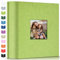 Artfeel Fotoalbum, 10 x 15 cm, mit 1000 Taschen, Einsteck-Bilderalben, Leineneinband, Erinnerungsbuch mit Frontfenster, weiße Seite, vertikales Fotobuch für Hochzeit, Familie, Jahrestag, Baby, Urlaub