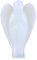 1,5 Zoll Schöne Natürliche Glas-Engel-Fisch-Figur, Engel-Figur, Opal-Engel-Form, Kristall-Heilstein