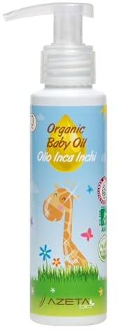 Bio Baby Öl sensitiv | Für die sanfte Baby Massage | Baby Basispflege | Geprüfte Bio Qualität | Ergiebig, pflegt und versorgt zarte Baby Haut mit wertvollen Inhaltsstoffen -100ml