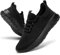YRLTYO Schuhe Damen Sportschuhe Turnschuhe Laufschuhe Sneakers Tennisschuhe Fitnessschuhe Walkingschuhe Slip On Leichte Schwarz 38