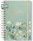 Häfft® International calendar 2025 A5 Minty Leaves with spiral binding in languages: EN/FR/IT/ES - personal organizer, timer, life planner - sustainable & climate friendly