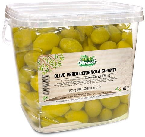 Ficacci - Olive Verdi Cerignola Giganti 3,5Kg