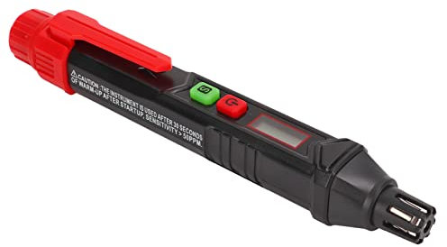 Detector de Fugas de Gas Portátil Profesional, Detector con Alarma Zumbadora para Detección de Concentración de Gas, Alarma Sensible, Pantalla Roja