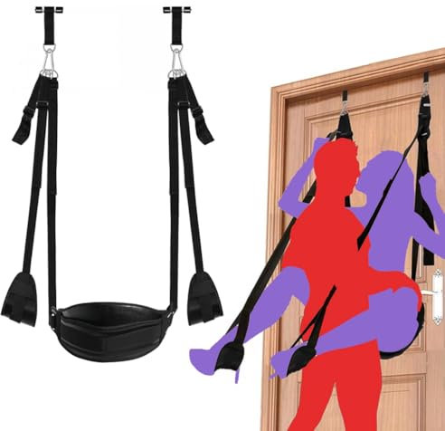 Tür-Sex-Schaukel für Erwachsene, robust, hält bis zu 137 kg, über der Tür, Sex-Schaukel für Erwachsene, für Paare, Vielflieger, Türschaukel, pure Romantik, Hängeschaukel, Sling, Sex-Möbel für Paare,