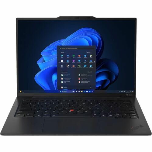 Lenovo ThinkPad X1 Carbon Gen 13 21NS005UUS Ordinateur portable robuste à écran tactile 14 Copilot+ PC portable – WUXGA – Intel Core Ultra 7 268 V – Technologie vPro – Plate-forme Intel Evo – 32 Go