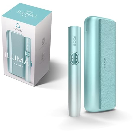 IQOS ILUMA i PRIME Kit Breeze Blue - Tabakerhitzer (in 4 Farben) - für TEREA Tabaksticks - unsere beste Alternative zur Zigarette