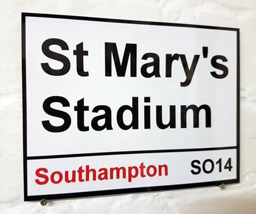 Yelacecca New Metal Street Sign Southampton Fc St Mary'S Stadium Street Sign 8X12 Inches