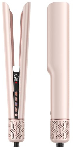 OKWRAP Air Haarglätter, Air Straight Glätteisen mit Luft Airstyler | 2in1 Glatt- und Föhnstyler Luft-Airstyler, Weniger Haarbruch,mehr Glanz und Farbschutz, 80℃-160℃ für alle Haartype