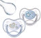 Canpol babies 2 Beruhigungssauger Silikon Kirschform Rund, Doppelpack (6-18 Monate)