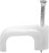 SSL Satellites 25-Pack White Twin Shotgun Cable Clips Outdoor for Sky/Satellite Sat Dish Aerial