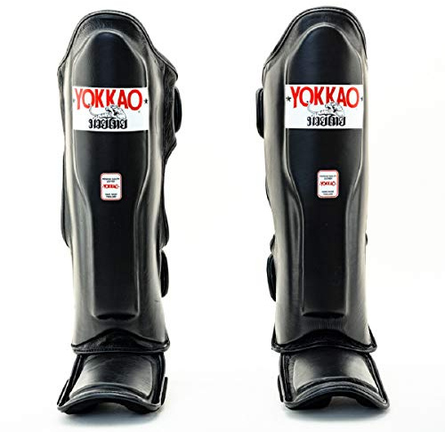 YOKKAO Matrix Black Shin Guards M