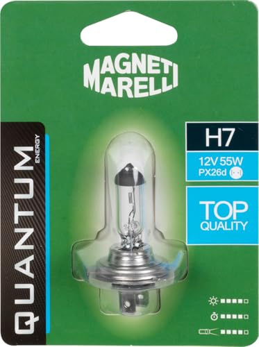 Quantum Energy Magneti Marelli H7 Ein-Halogen-Autolampe, 12 V, 55 W, PX26d-Anschluss