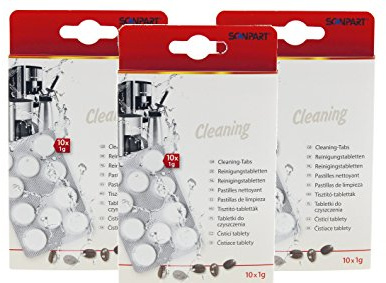 Scanpart 30 Professional Reinigungstabletten Pastillen zur Reinigung von Kaffeemaschinen