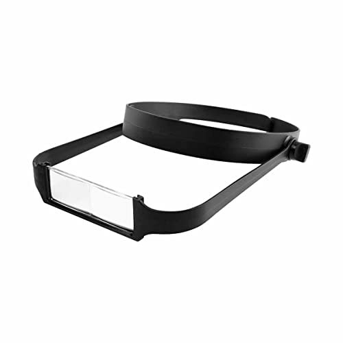 Modelcraft Schlanke Kopfbandlupe mit 4 Linsen, Schwarz, Slimline
