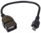 PremiumCord Câble Adaptateur USB A/Femelle vers Micro USB/mâle 20 cm OTG