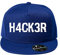 OwnDesigner Hacker Baseball Cap - Unisex Mütze, Kappe für Herren und Damen, einfarbige Basecap, rundum geschlossen (411-Cap5P-4Blau)