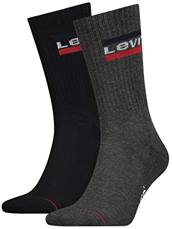 Levi's Unisex Crew Socks (pack of 2)