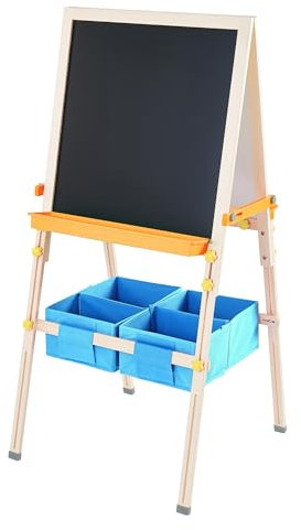 Teamson Kinder - Kleine Künstler Vangogh Kinder Staffeleien-Holz Grün TK-FB028G