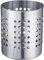 Westmark Bote para cubiertos/utensilios de cocina, Redondo, Diámetro: 12 cm, Altura: 13,5 cm, Acero inoxidable, Plateado, 69022211