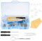 Eyeglass Sunglass Glasses Repair Tool Kit,500 Pcs Spectacles Repair Screws Set with Mini Screwdriver, Screws Nuts, Silicone Nose Pads, Tweezer, Screwdriver set