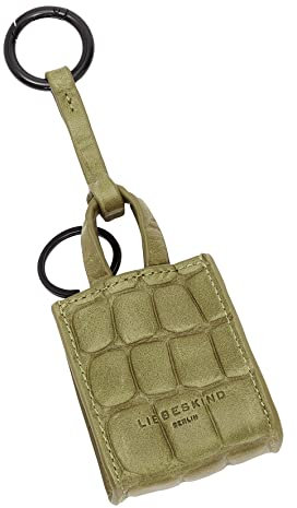 Liebeskind Berlin PAPER BAG WAXY CROCO Pendant, Onesize (HxBxT 7cm x 5.5cm x 3cm)